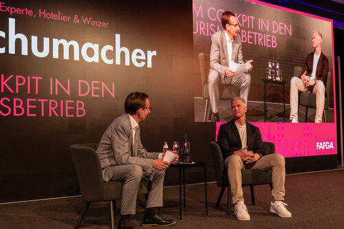 Ralf Schumacher auf der FAFGA FUTURE FEAST 2026 | © Congress Messe Innsbruck Ralf Schumacher auf der FAFGA FUTURE FEAST 2026 | © Congress Messe Innsbruck
